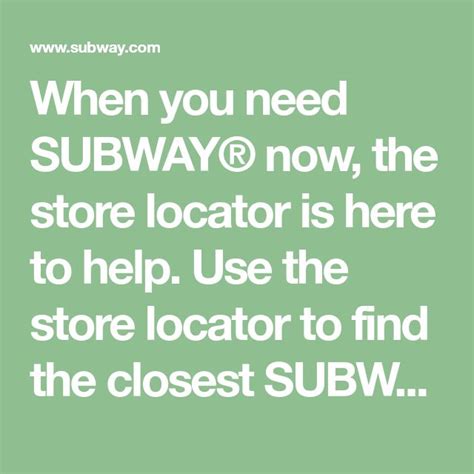 Directions to the nearest subway restaurant - Get the Subway menu items you love delivered to your door with Uber Eats. Find a Subway near you to get started. Abbeville. 2 locations. Aberdeen. 1 location. Aberdeen. 2 locations. Abilene.